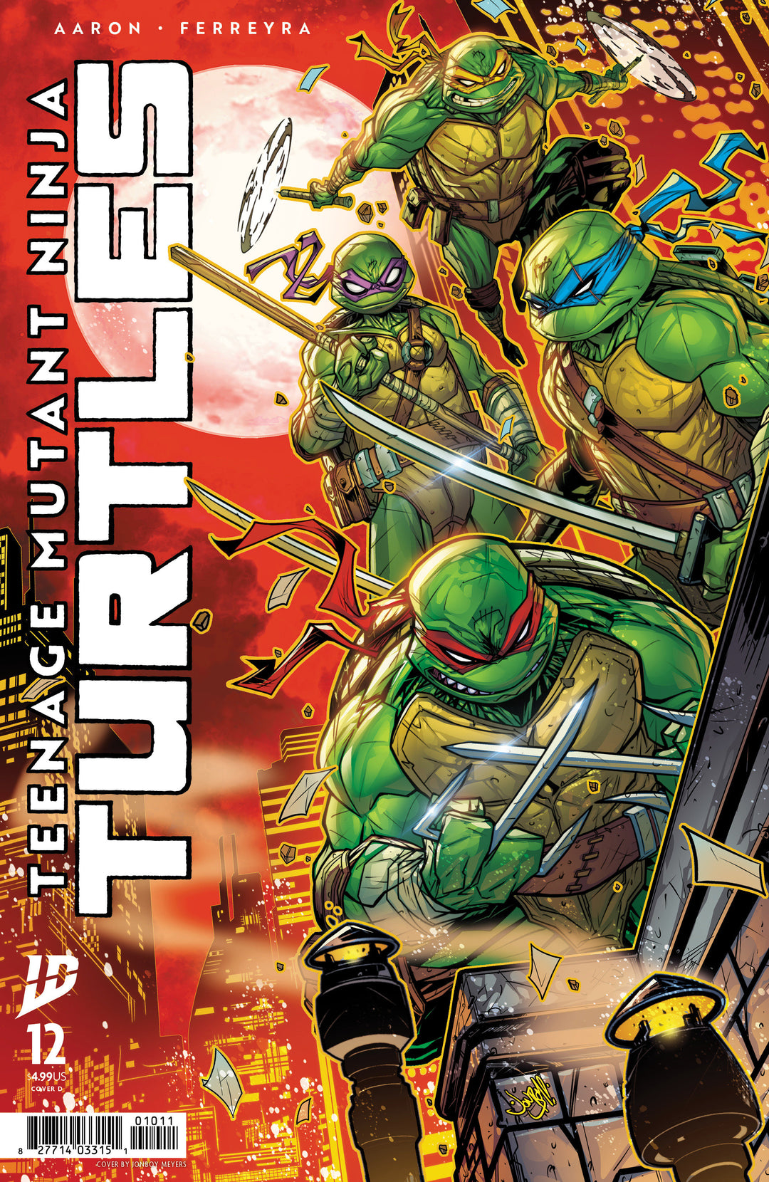 Teenage Mutant Ninja Turtles #12 Cover D Meyers