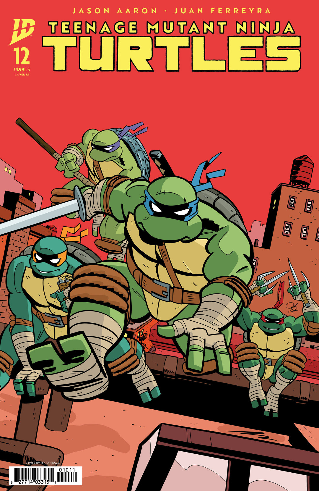 Teenage Mutant Ninja Turtles #12 25 Copy Edgar Variant
