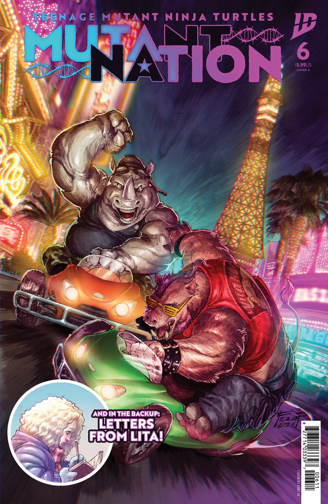 Teenage Mutant Ninja Turtles Mutant Nation #6 Cover A Pe