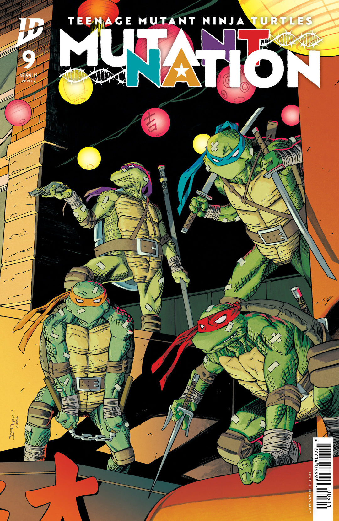 Teenage Mutant Ninja Turtles Mutant Nation #9 Cover A Shalvey