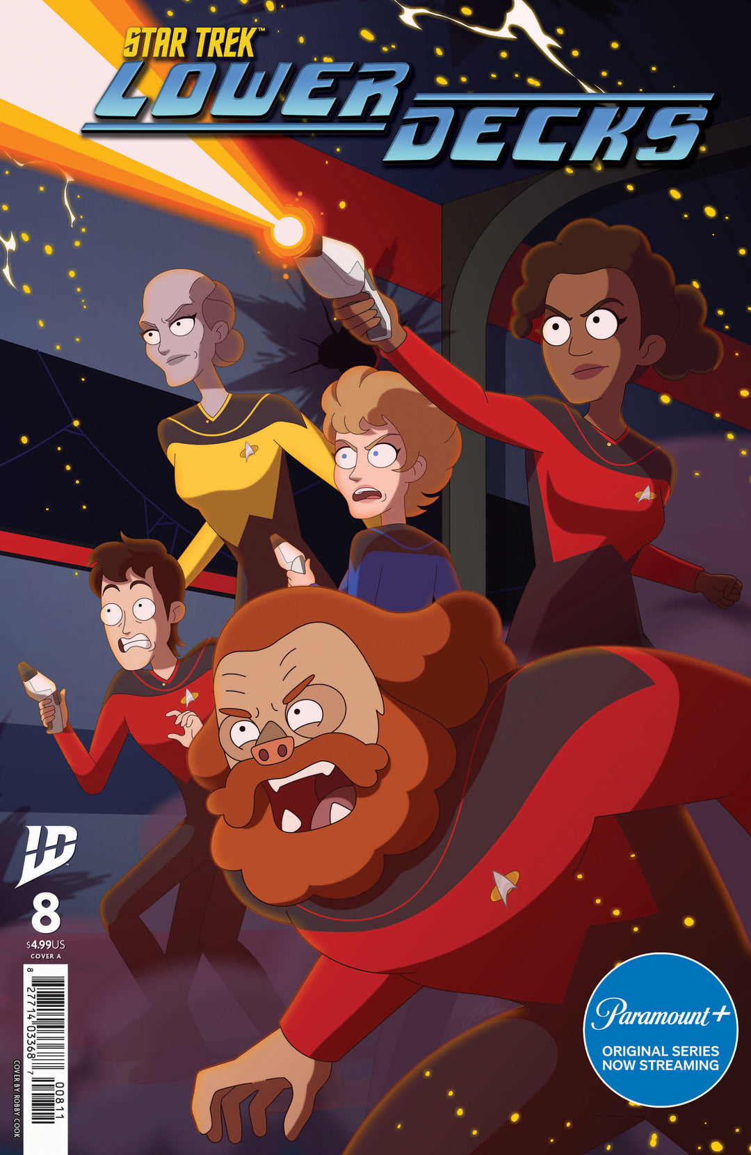 Star Trek Lower Decks #8 Cover A Cook