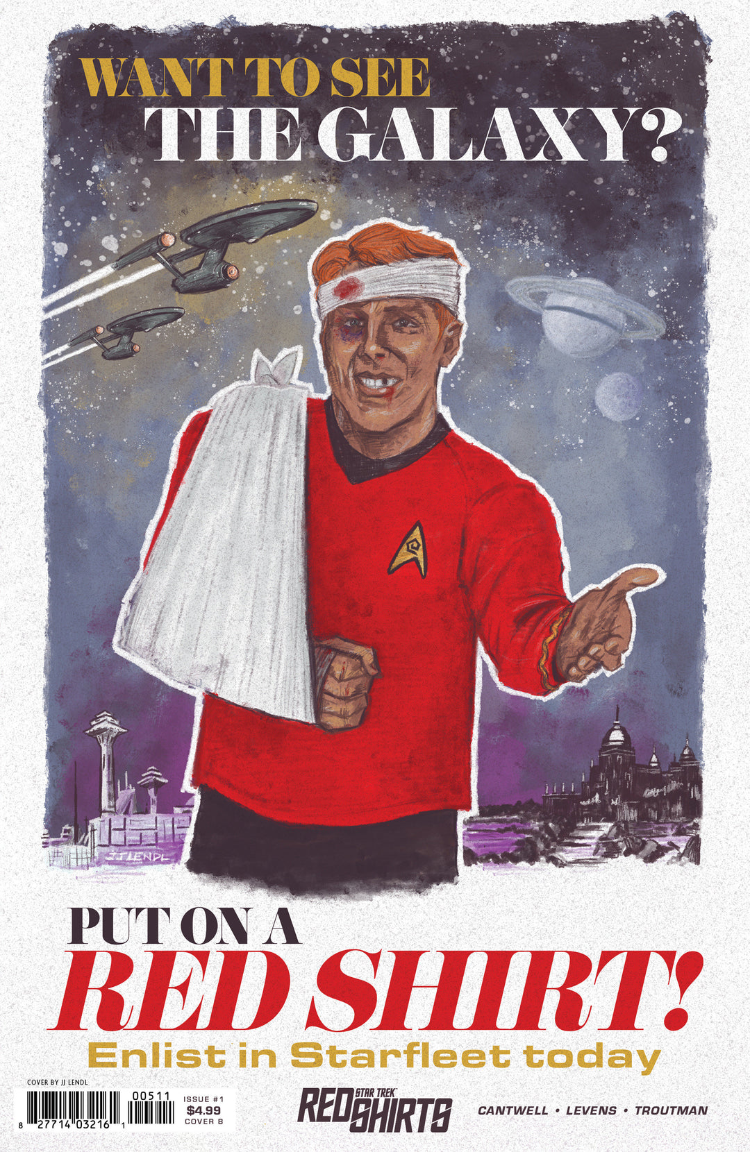 Star Trek Red Shirts #1 Cover B Lendl