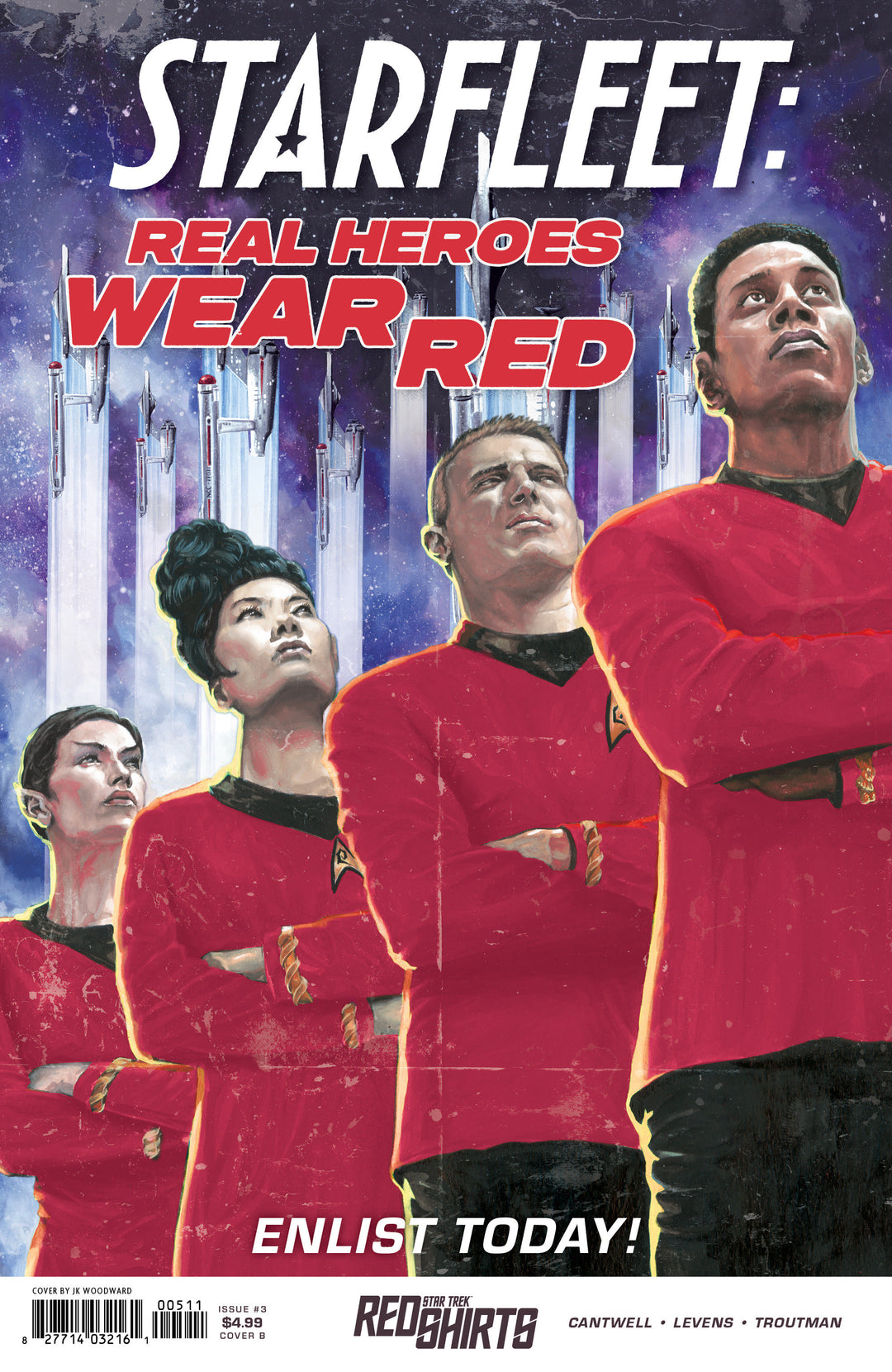 Star Trek Red Shirts #3 Cover B Woodward
