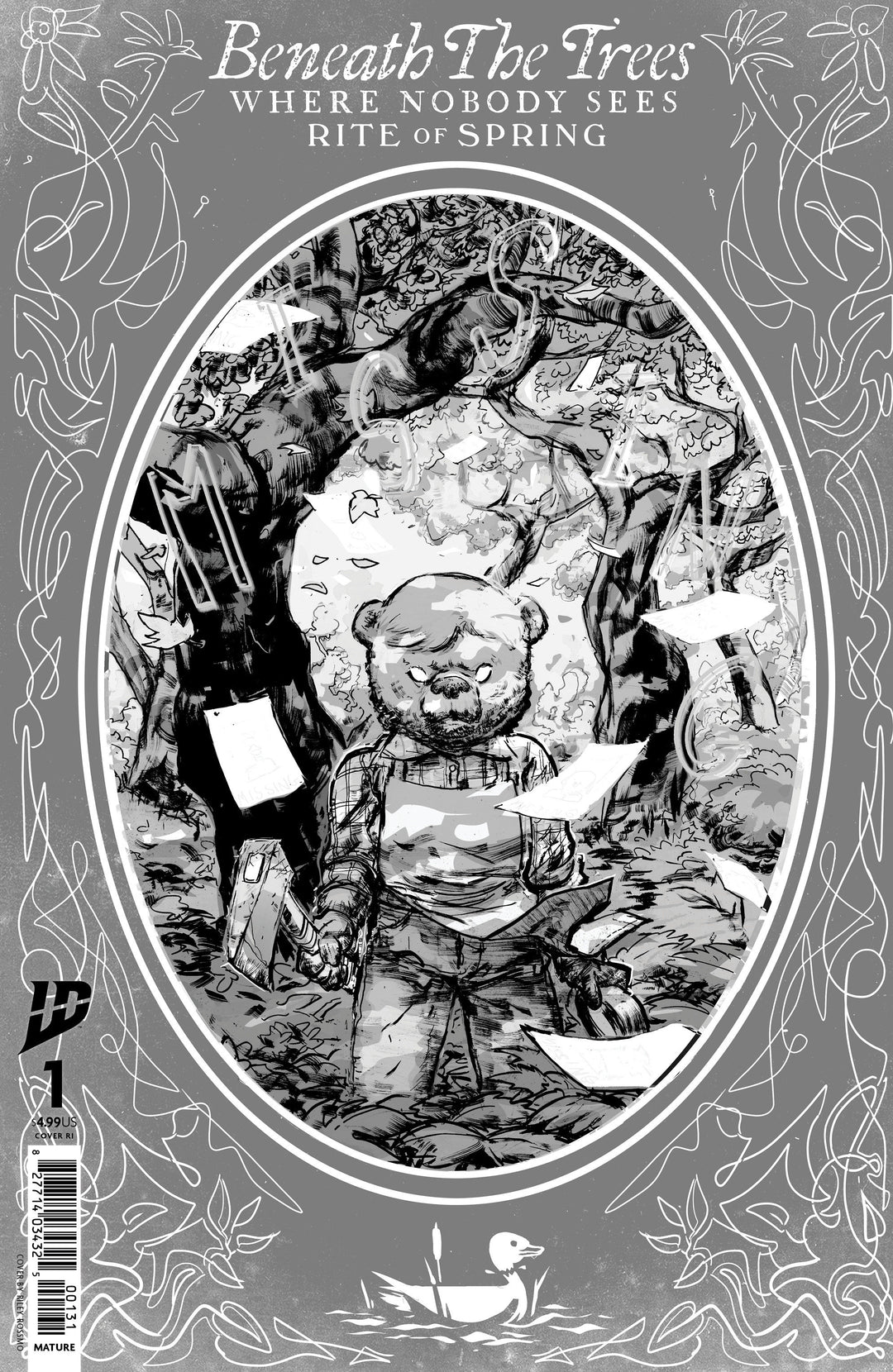 Beneath The Trees Where Nobody Sees Rite Of Spring #1 50 Copy Rossmo Storybook Black & White