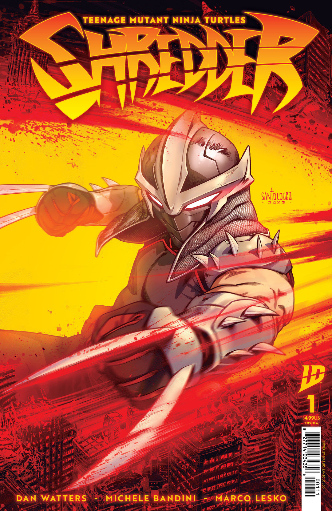 Teenage Mutant Ninja Turtles Shredder #1 Cover A Santolouco