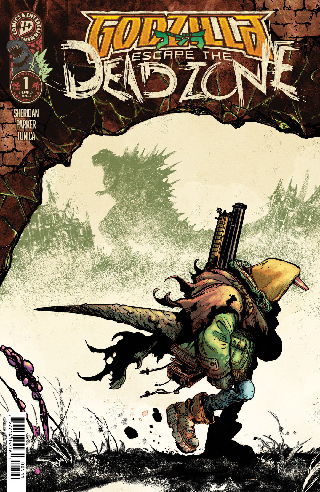 Godzilla Escape The Deadzone #1 Cover A Tunica