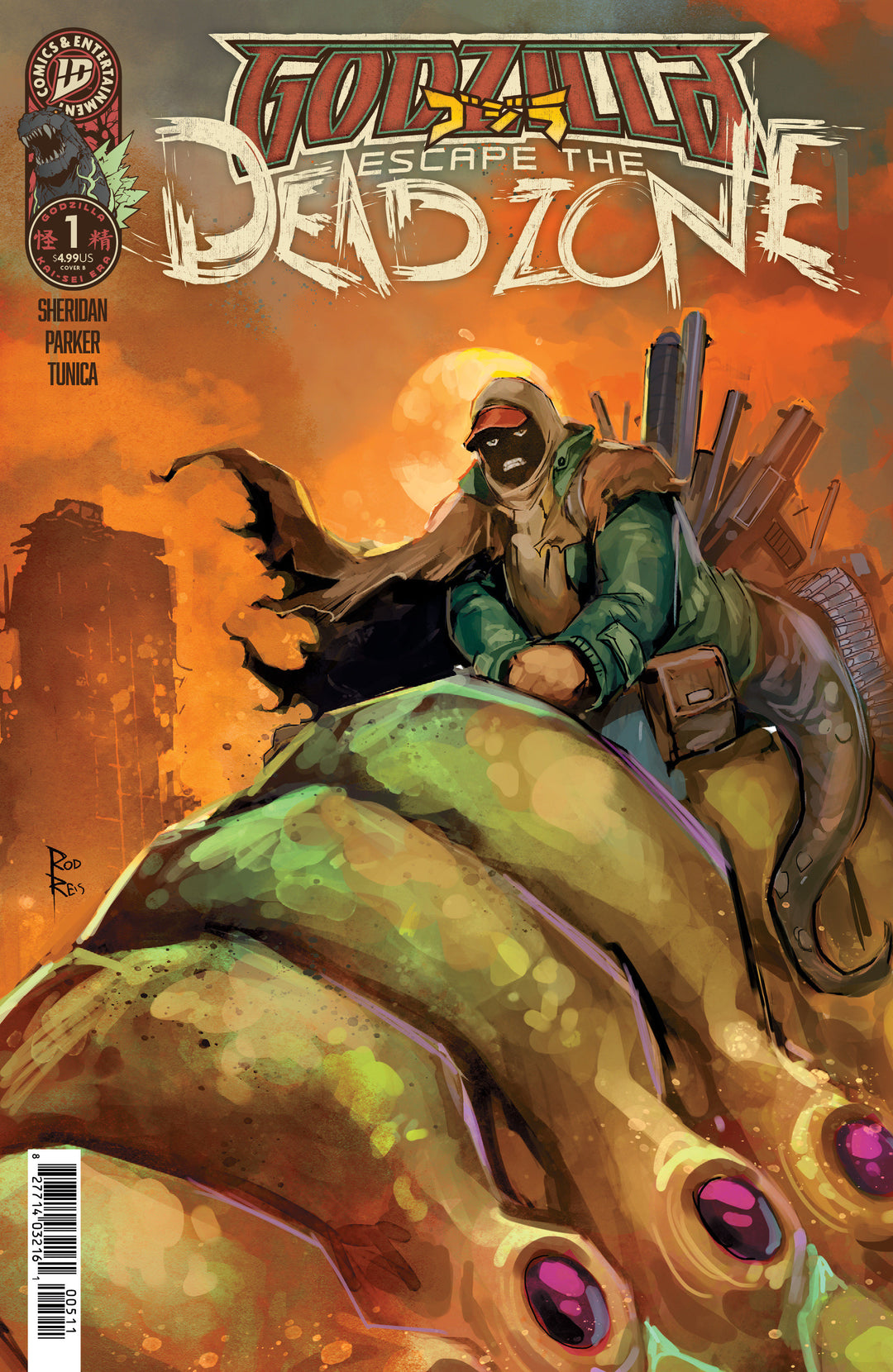Godzilla Escape The Deadzone #1 Cover B Reis