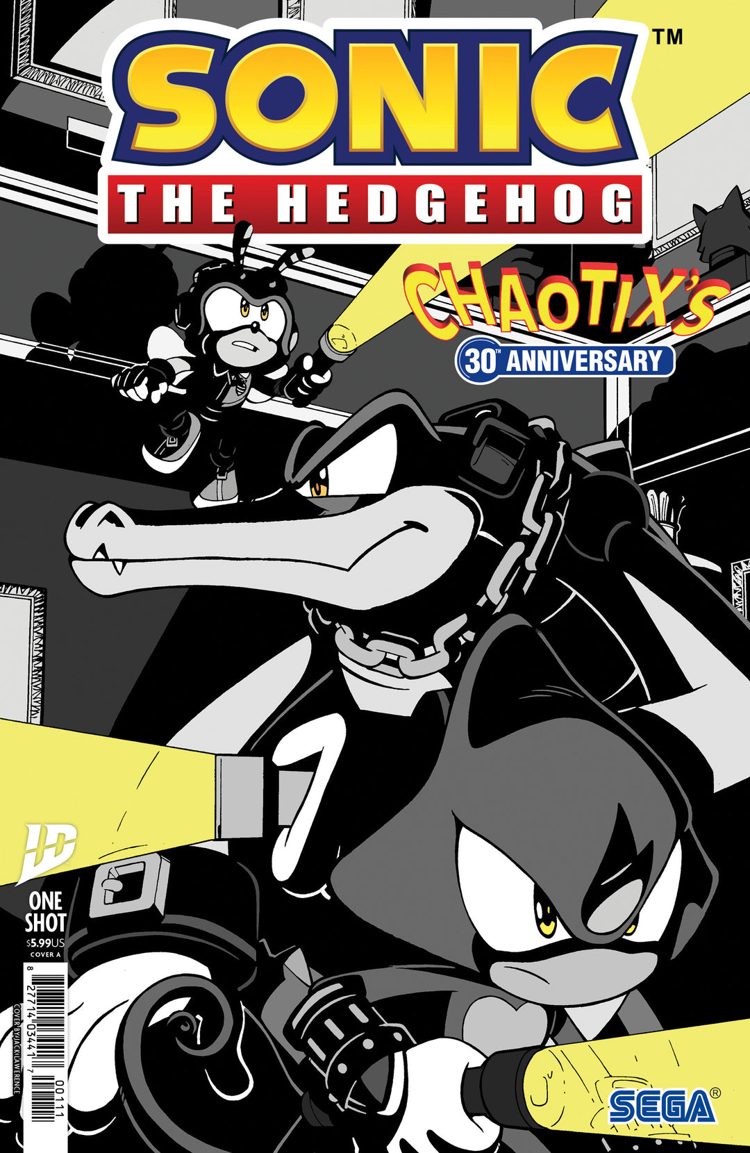 Sonic The Hedgehog Chaotix 30th Anniversary Special Cover A Lawrence