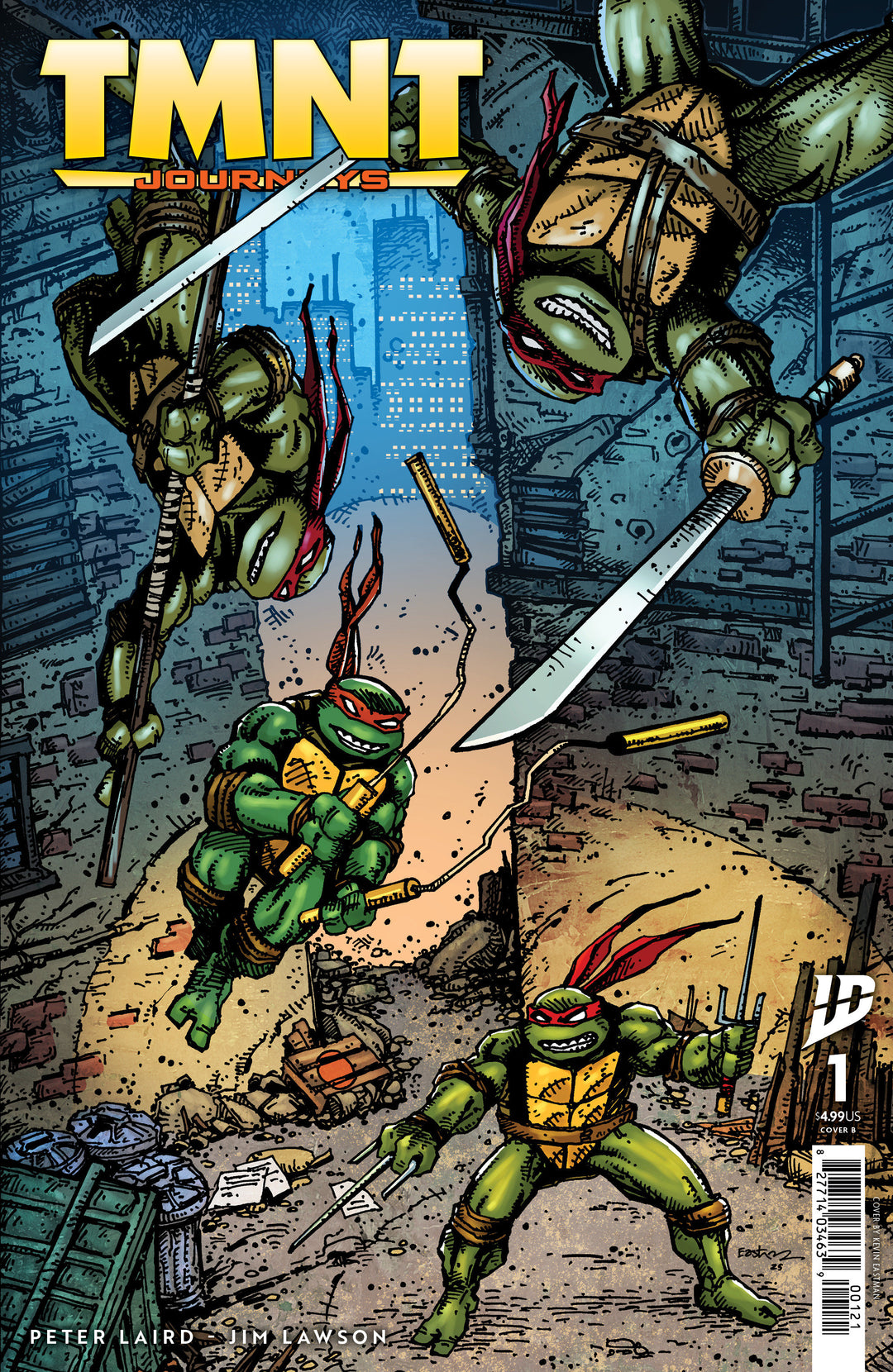Teenage Mutant Ninja Turtles Journeys #1 Cover B Eastman