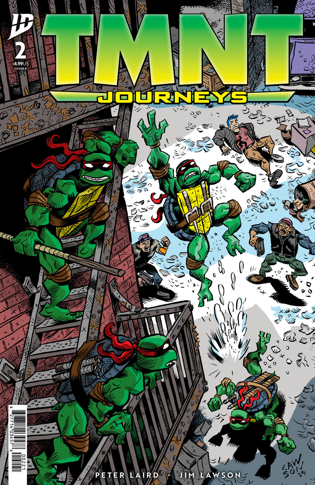 Teenage Mutant Ninja Turtles Journeys #2 Cover B Lawson