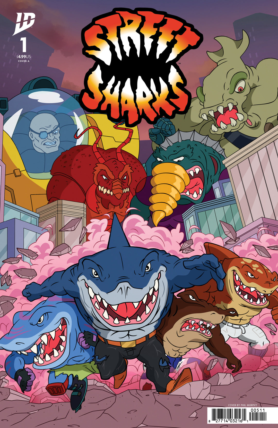 Street Sharks #1 Cover A Murphy
