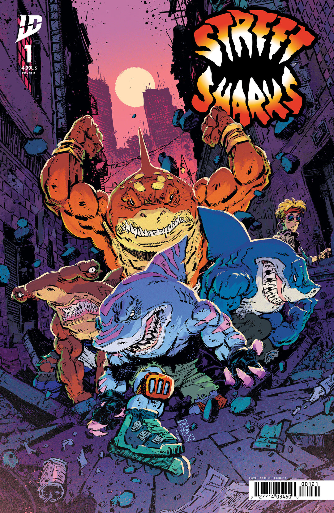 Street Sharks #1 Cover B Corona