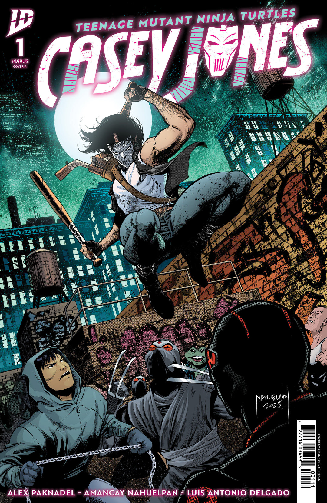 Teenage Mutant Ninja Turtles Casey Jones #1 Cover A Nahuelpan