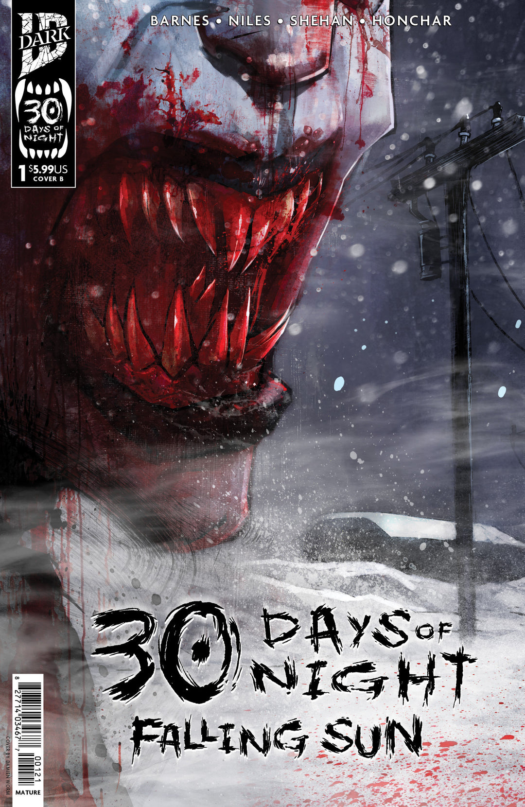 30 Days Of Night Falling Sun #1 Cover B Worm