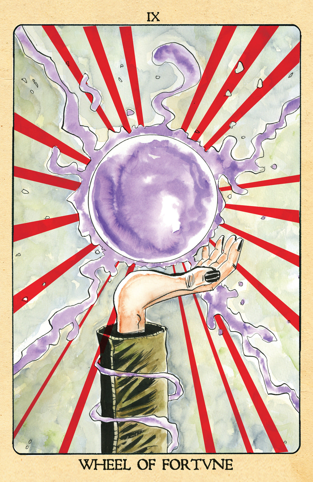 Minor Arcana #9 Cover D 1 in 10 Tarot Card