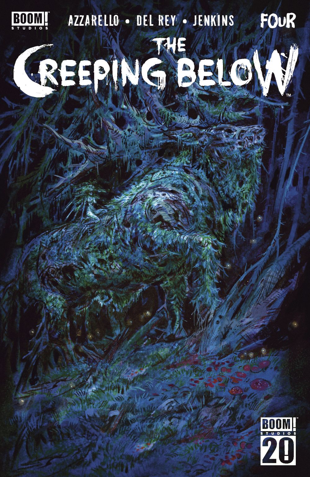 Creeping Below #4 Cover A Del Rey