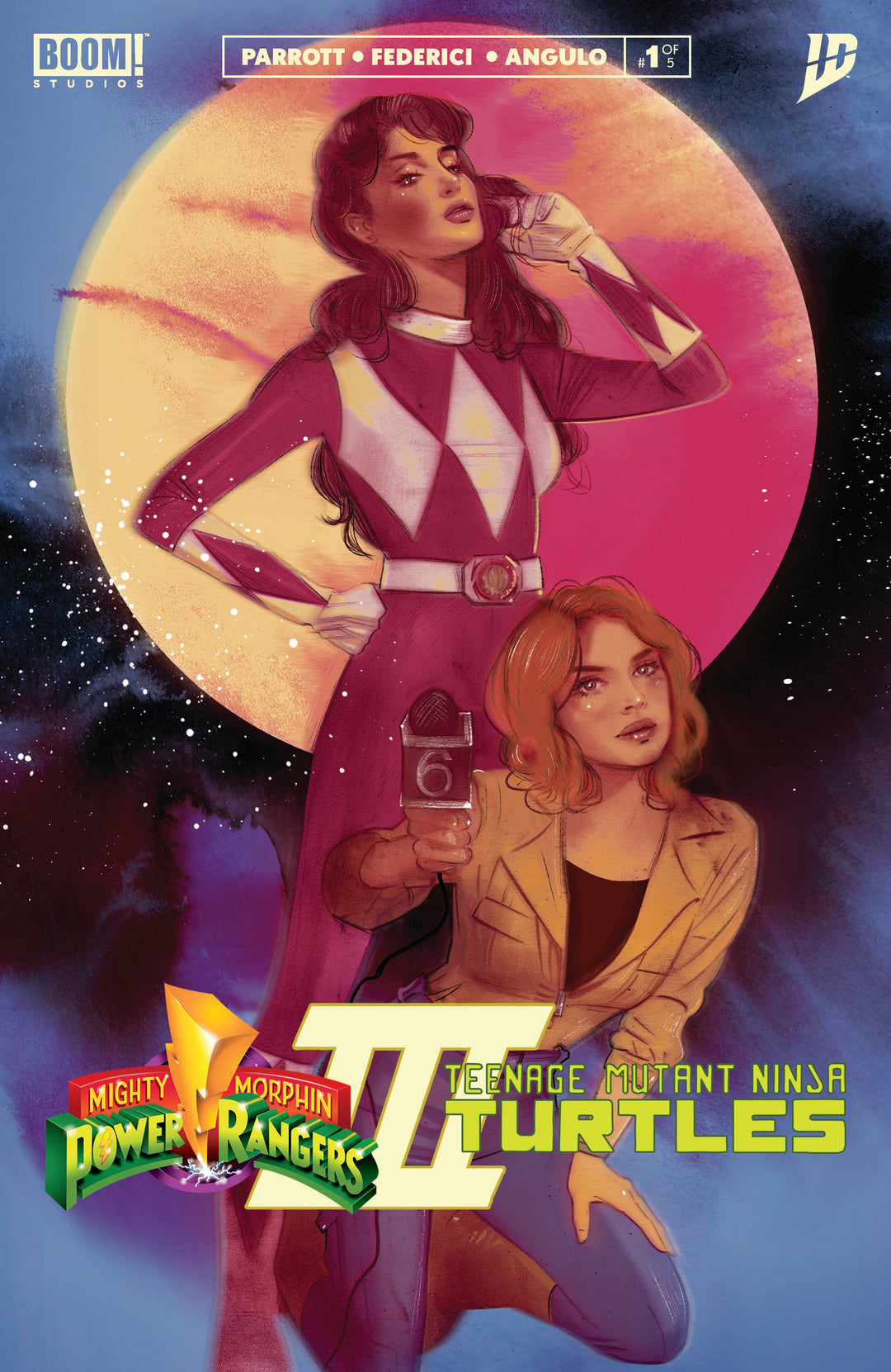 Mighty Morphin Power Rangers Teenage Mutant Ninja Turtles III #1 Cover C Boom 20th Anniversary