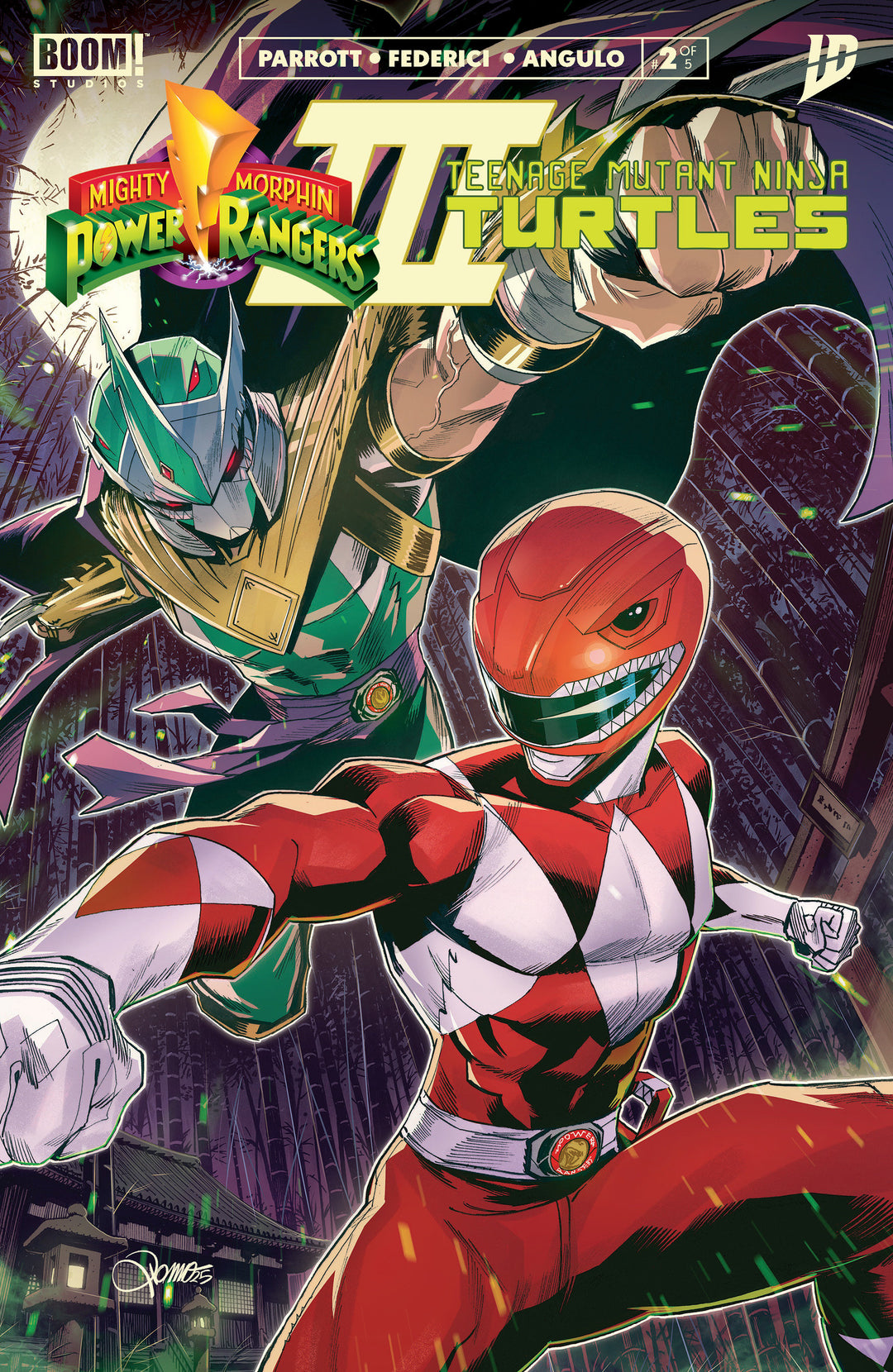 Mighty Morphin Power Rangers Teenage Mutant Ninja Turtles III #2 Cover A Zonno