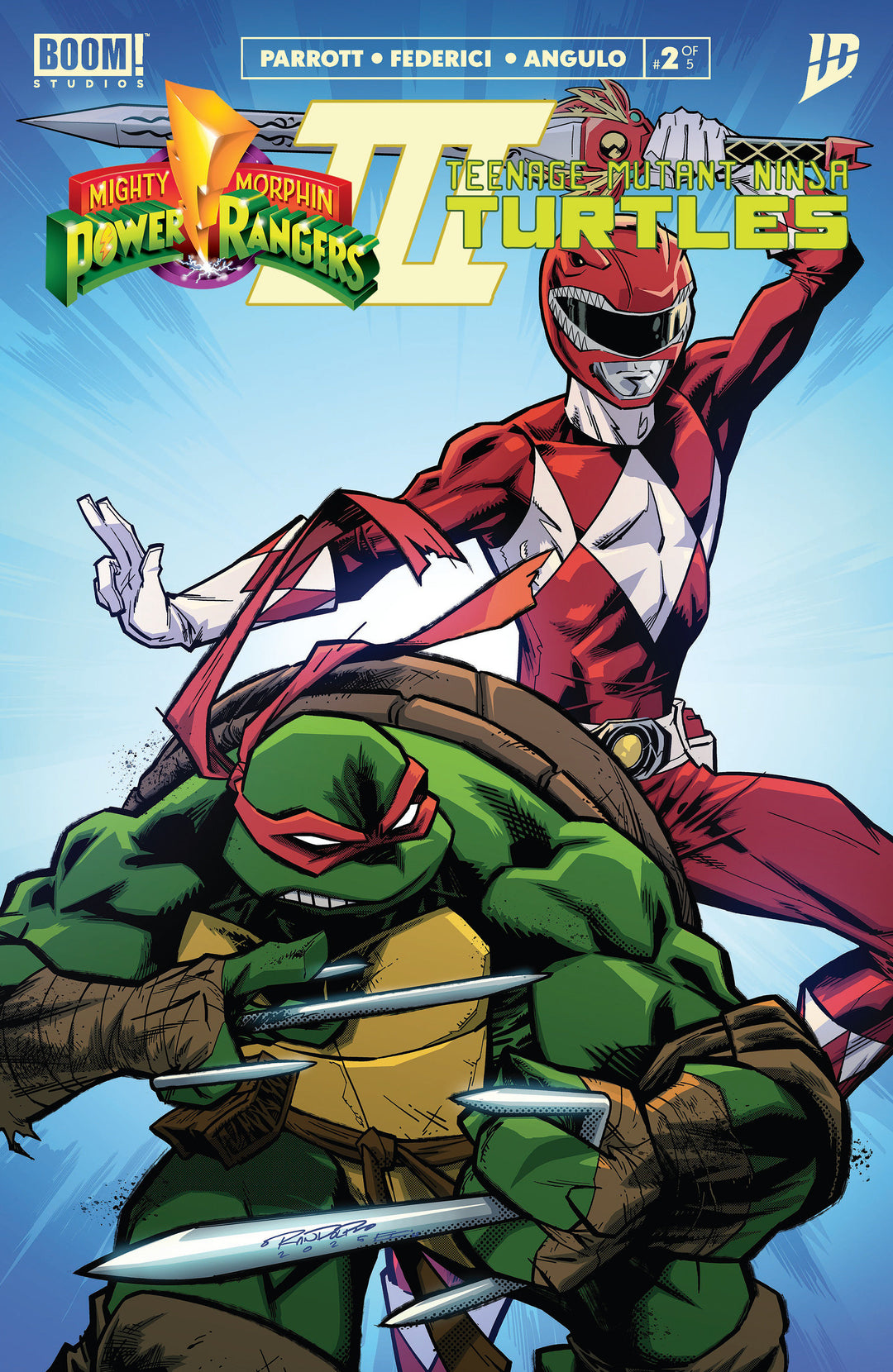 Mighty Morphin Power Rangers Teenage Mutant Ninja Turtles III #2 Cover B Randolph