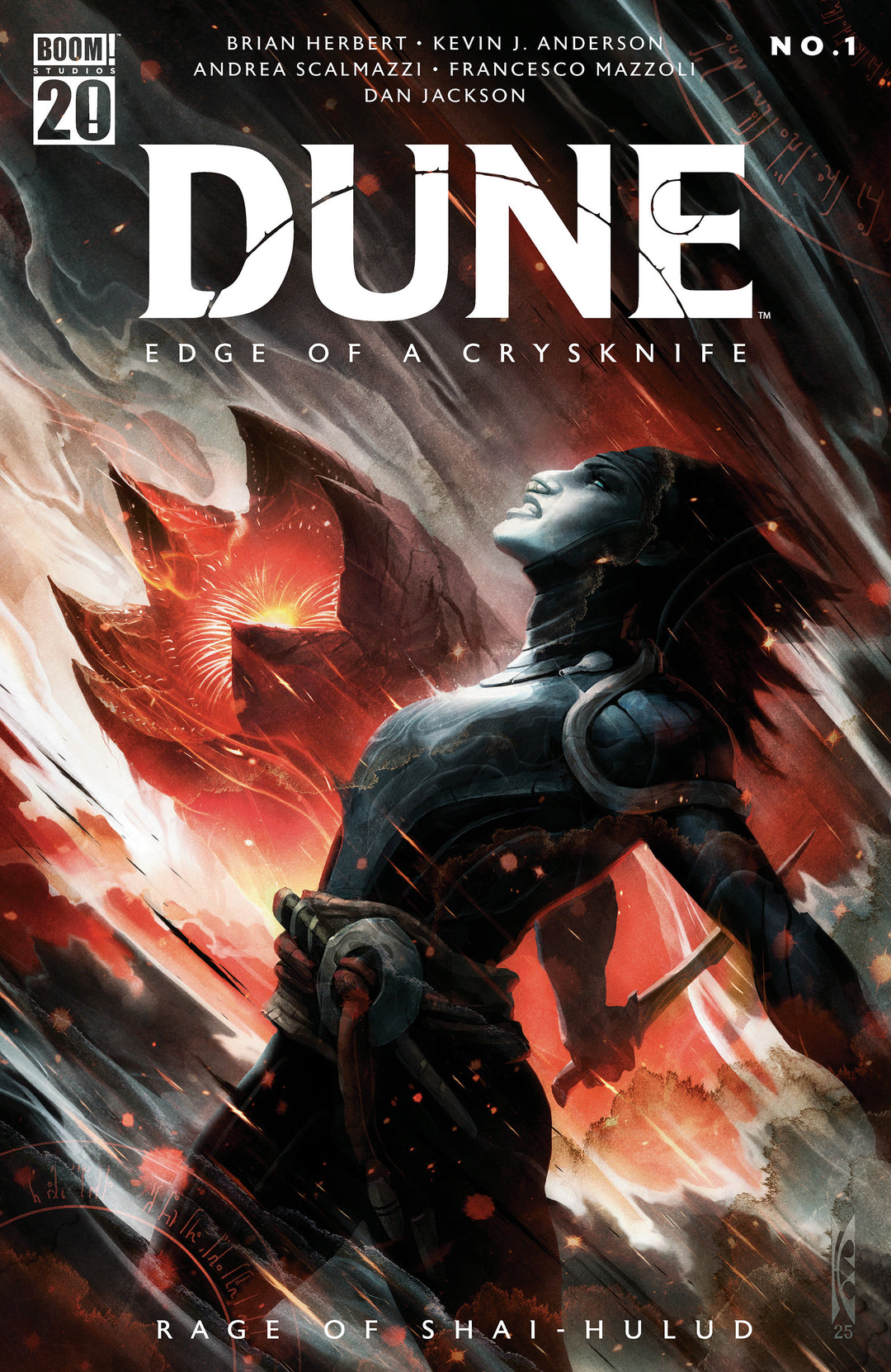 Dune Edge Of A Crysknife Rage Of Shai-Hulud #1 Cover A Swanland