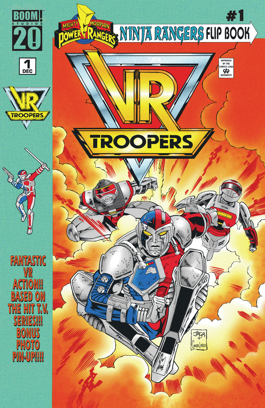 Vr Troopers/Power Rangers Flipbook Facsimile Edition #1 Cover A Smith