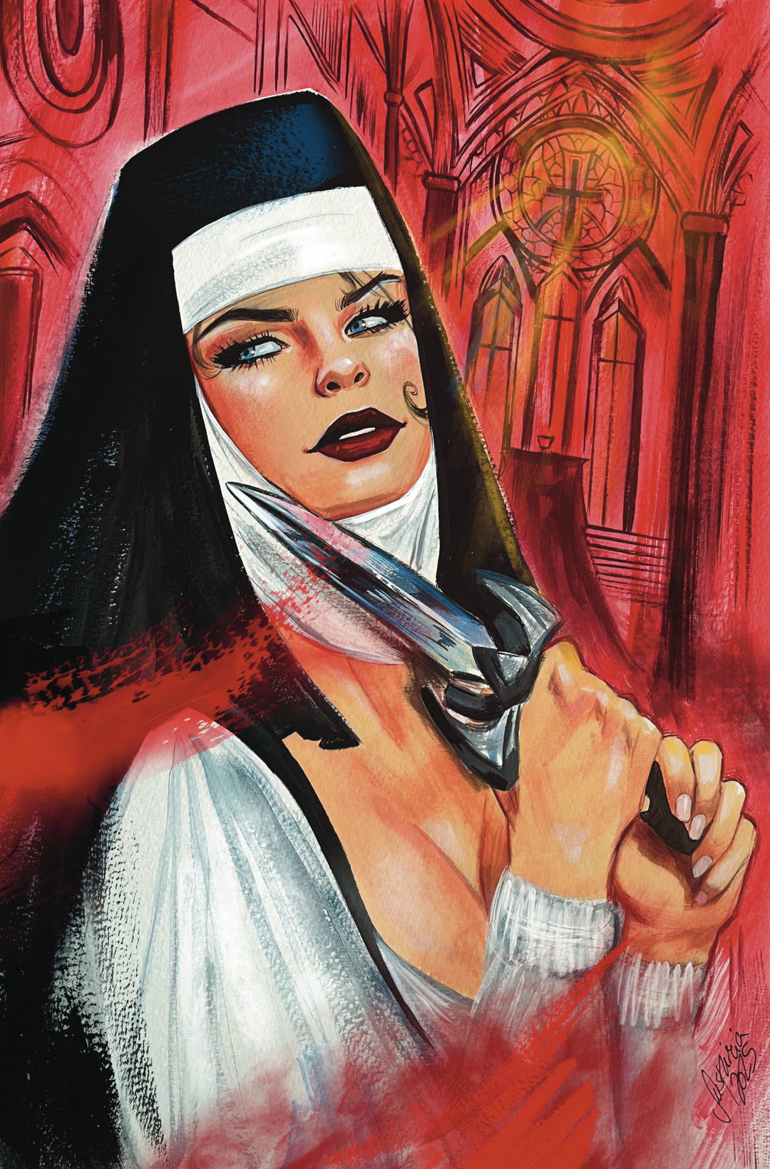 Marian Heretic #1 Cover F 1 in 25 Vilchez