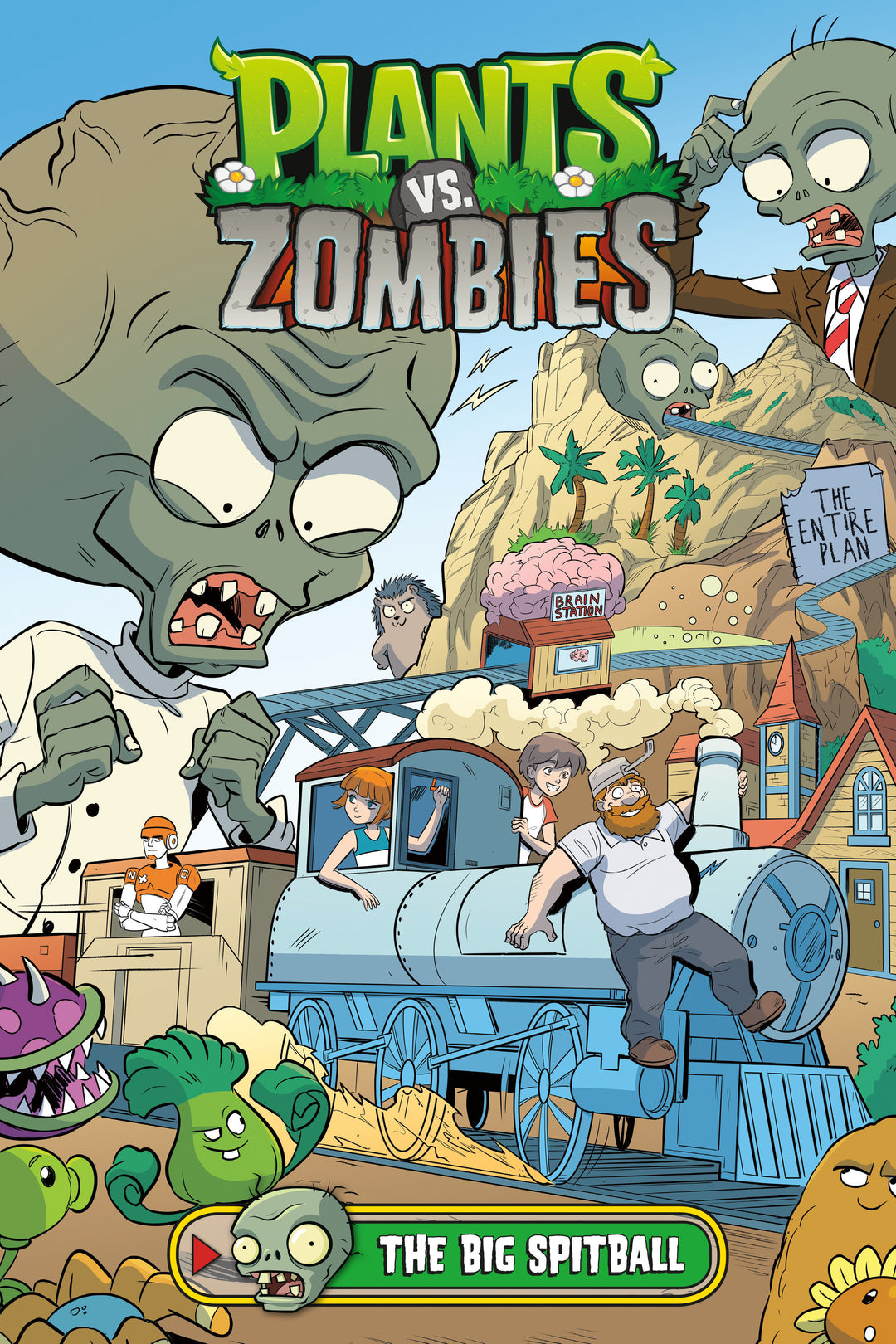 Plants vs Zombies Hardcover Volume 24 The Big Spitball