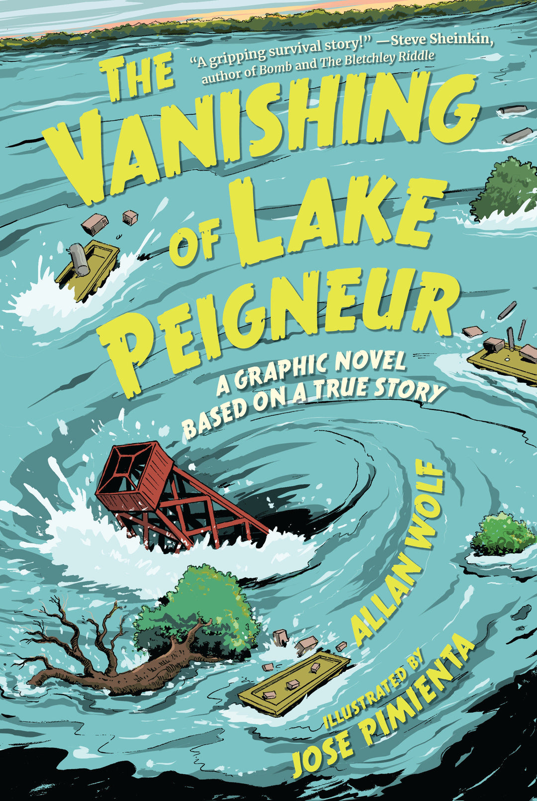 Vanishing Of Lake Peigneur Graphic Novel Hardcover