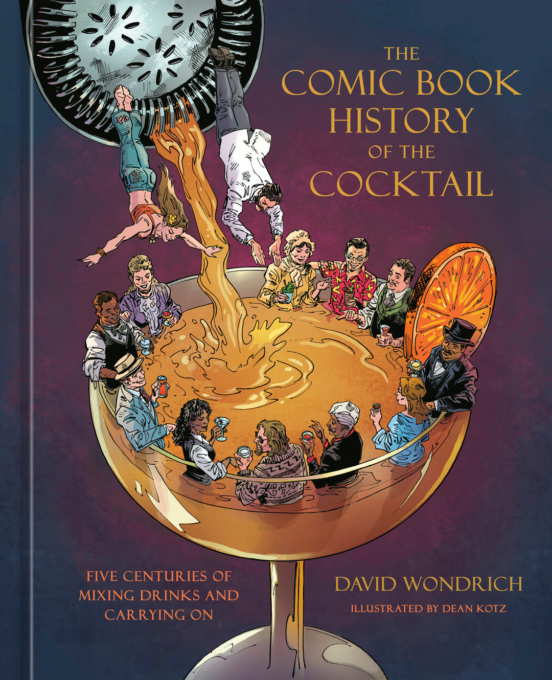 Comic Book History Of The Cocktail Hardcover