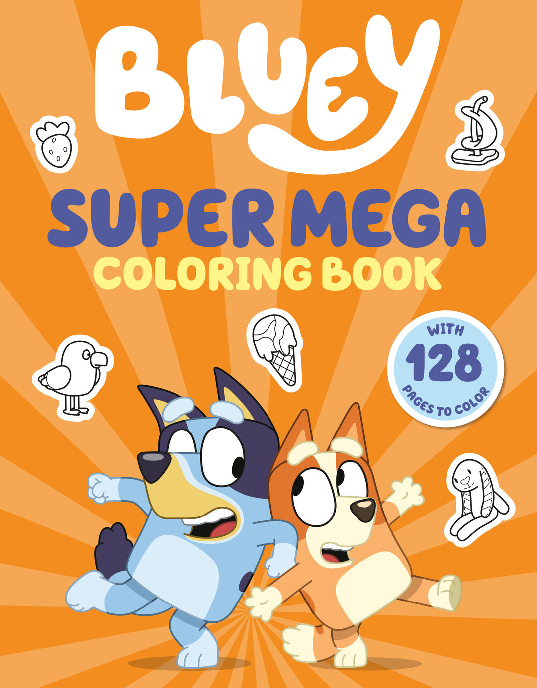 Bluey Super Mega Coloring Book