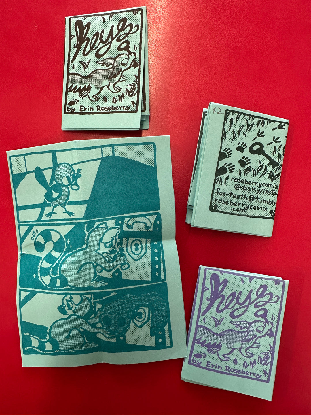 Keys Foldy Comic