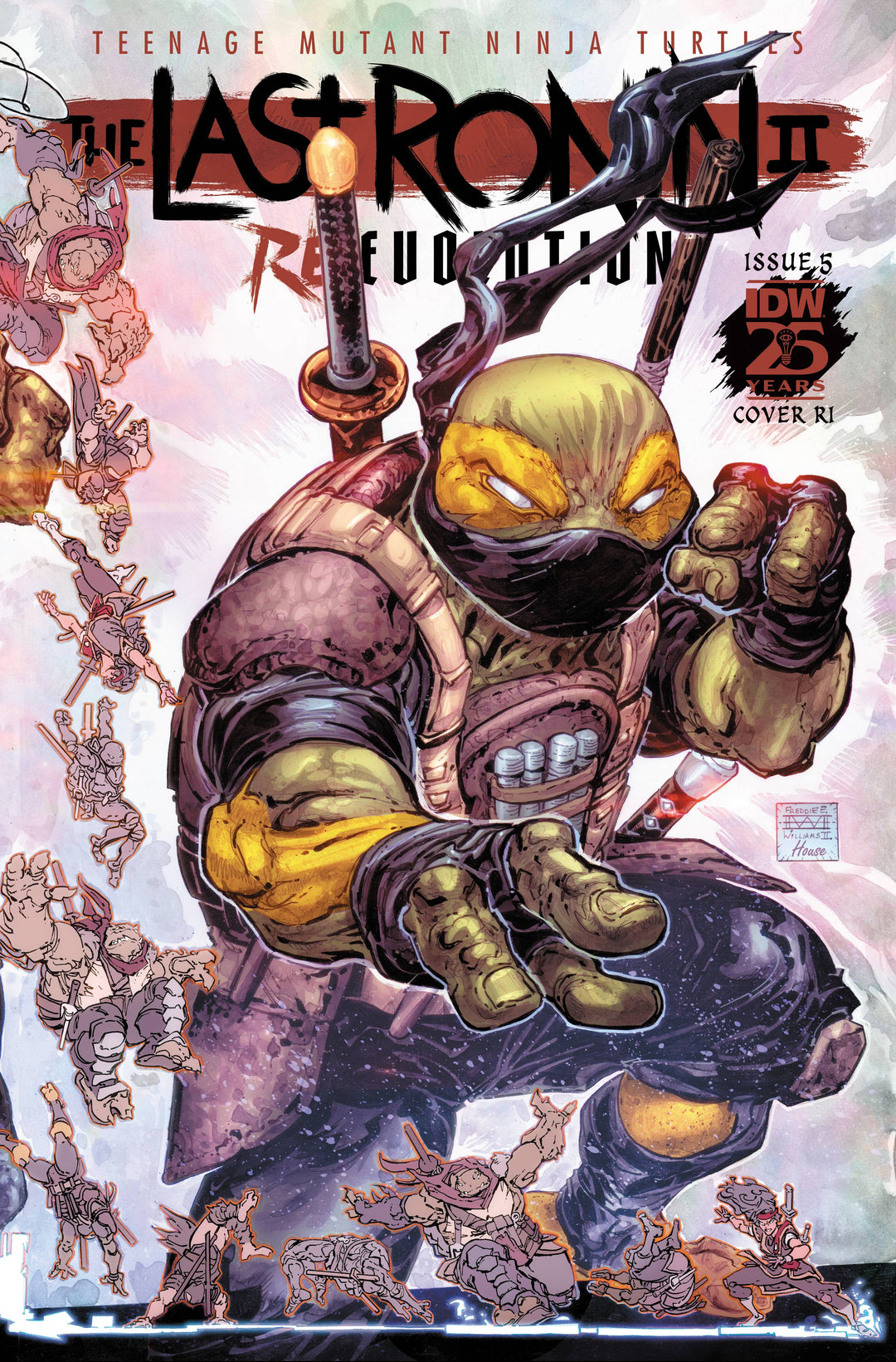 Teenage Mutant Ninja Turtles Last Ronin II Re-Evolution #5 25 Copy Williams II Variant