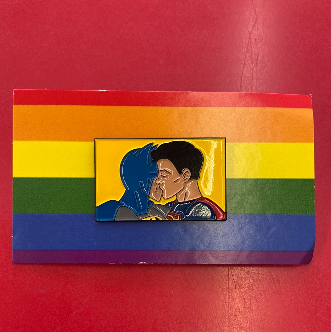 Batman/Superman Pride Pin