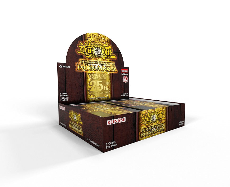 yugioh bonanza cards Best in Quarter Century Each pack contains 5 cards YuGiOh Quarter Century Bonanza Price