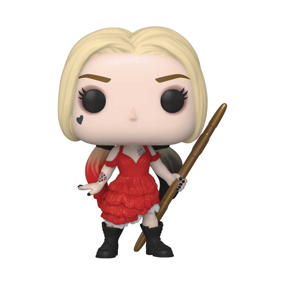 Pop Movies Suicide Squad 2021 Harley Damaged Dress Vinyl Figure (