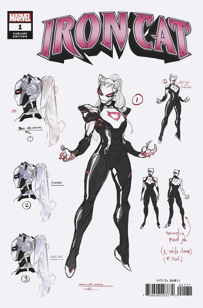 Iron Cat #1 (Of 5) 10 Copy Variant Edition Villa Design Variant