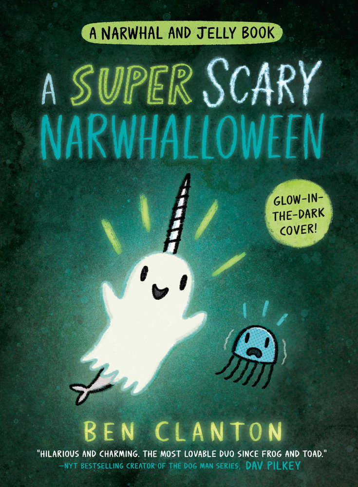 Narwhal and Jelly Hardcover Graphic Novel Volume 08 Super Scary Narwhalloween