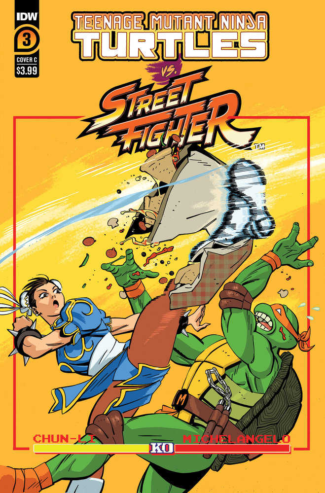 Teenage Mutant Ninja Turtles vs Street Fighter #3 Variant C (Reilly)