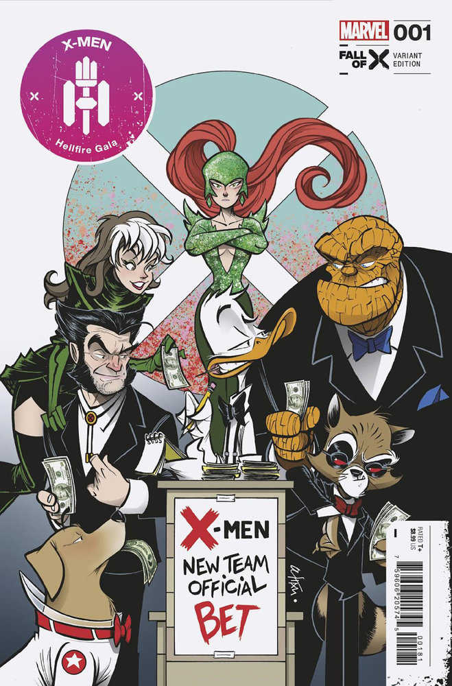 X-Men Hellfire Gala 2023 #1 Gustavo Duarte Howard The Duck Variant