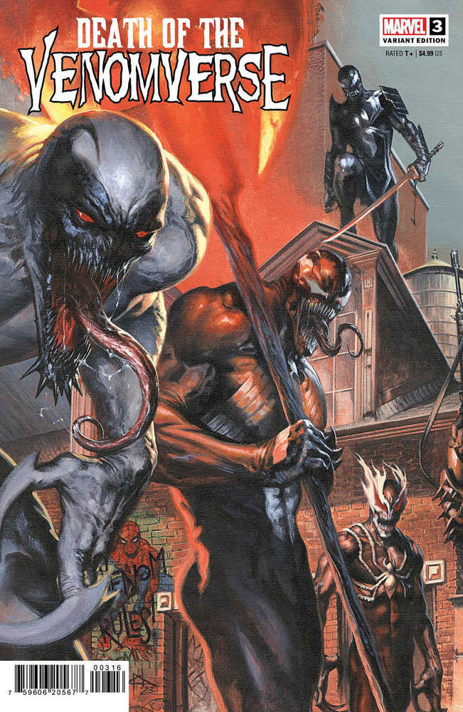 Death Of The Venomverse #3 10 Copy Gabriele Dell'Otto Connecting Variant
