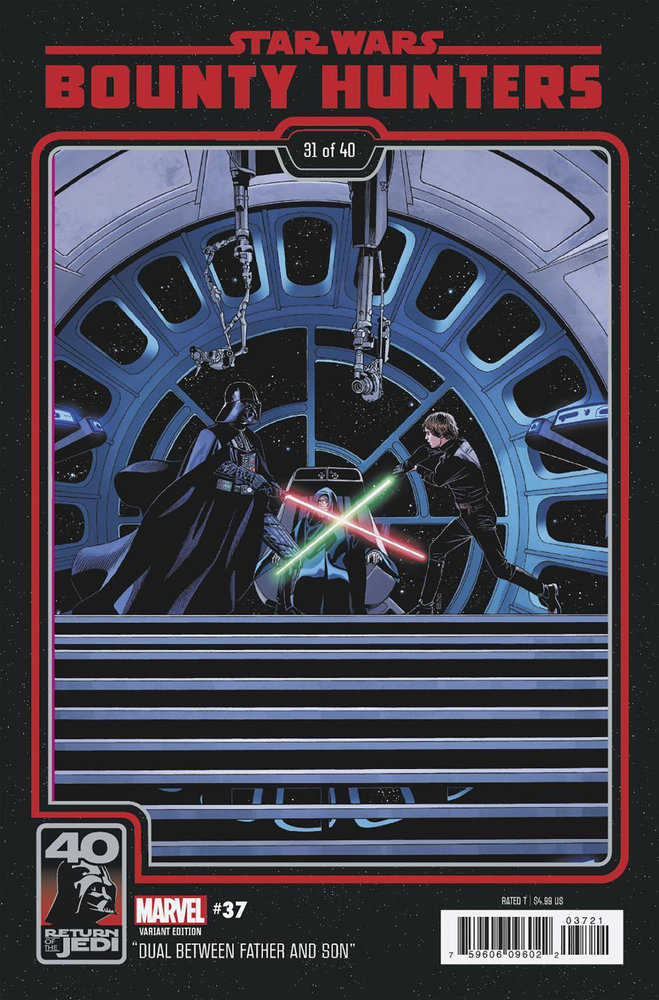 Star Wars Bounty Hunters #37 Chris Sprouse Return Of The Jedi 40th Anniversary Variant