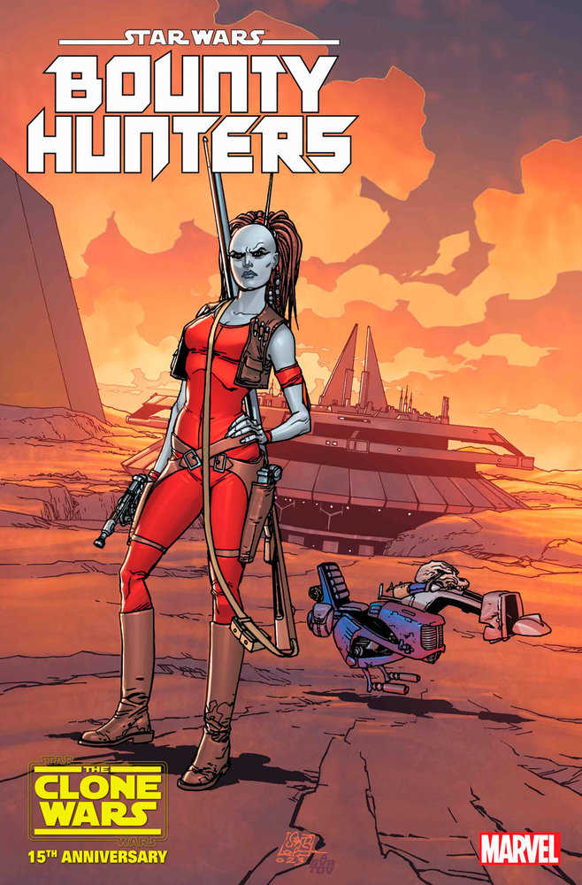 Star Wars Bounty Hunters #37 Giuseppe Camuncoli Aurra Sing Star Wars Clone Wars 15th Anniversary Variant