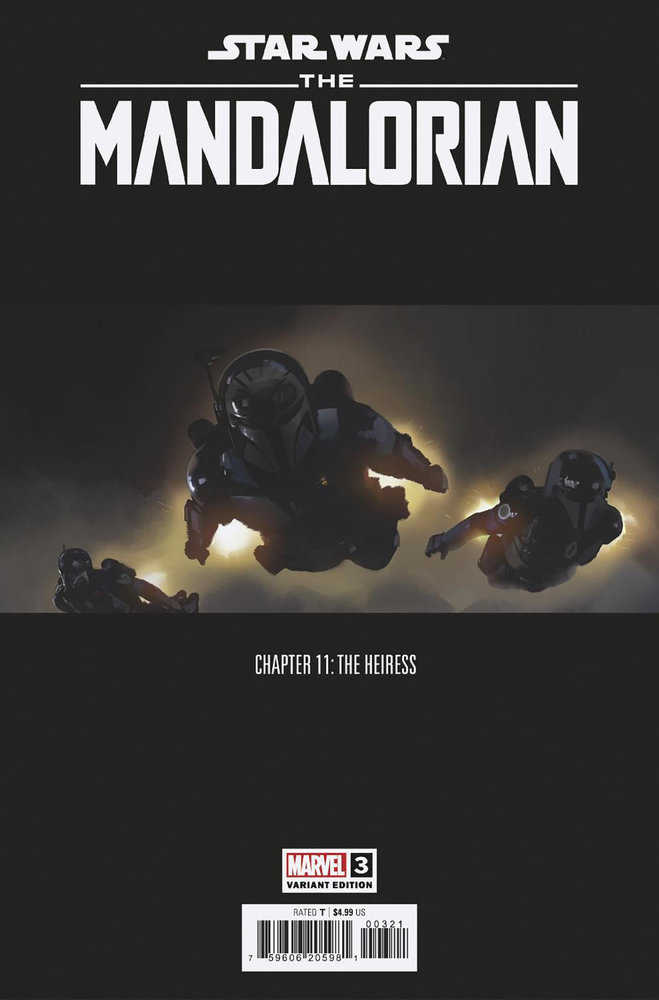 Star Wars The Mandalorian Season 2 #3 Concept Art Variant