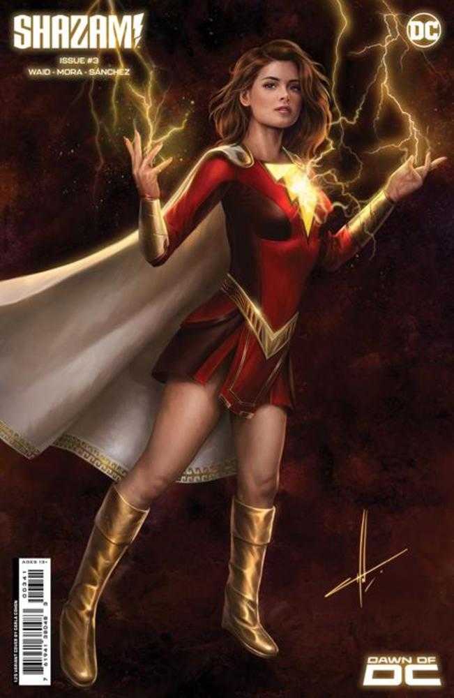Shazam #3 Cover E 1 in 25 Carla Cohen Card Stock Variant