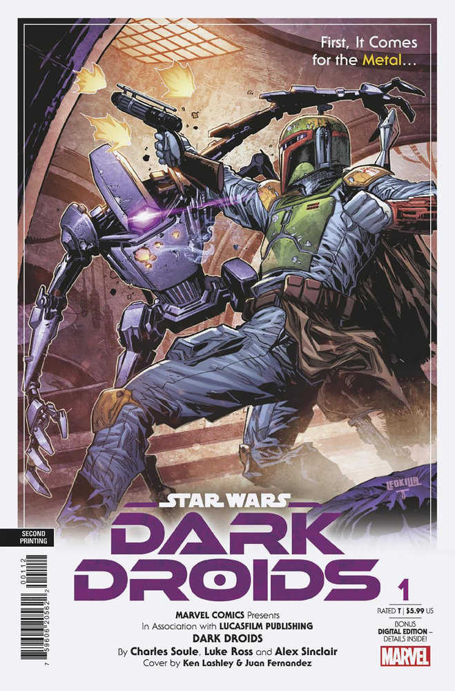 Star Wars Dark Droids #1 Ken Lashley 2nd Print Variant