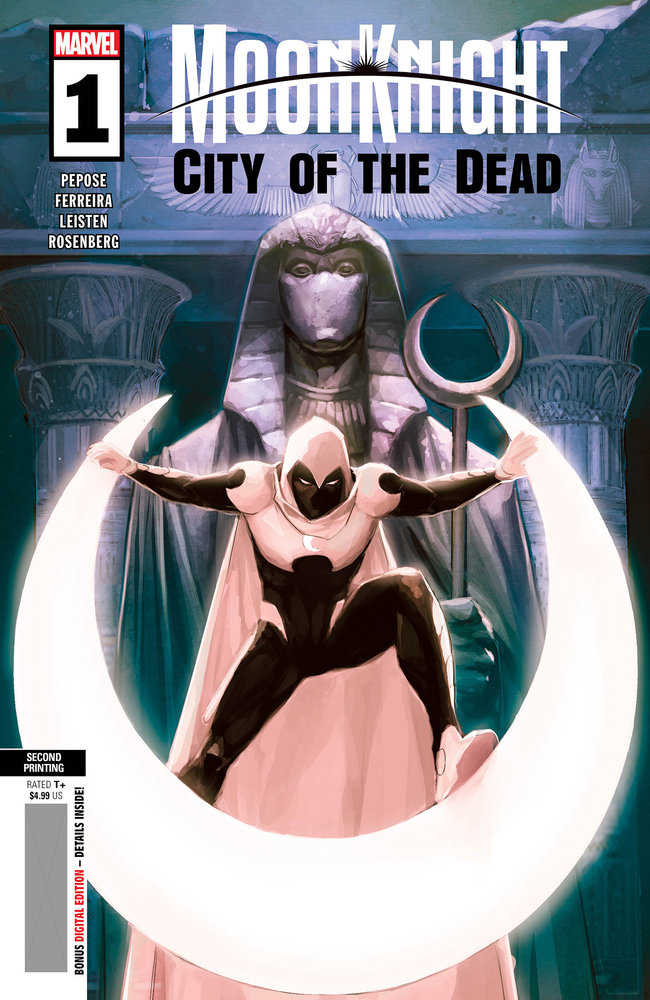Moon Knight City Of The Dead #1 Rod Reis 2nd Print Variant