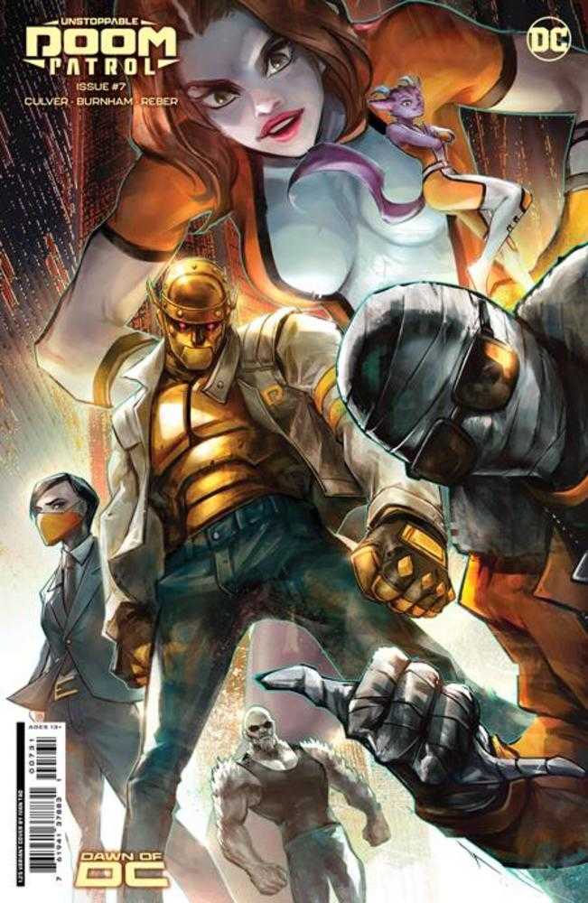 Unstoppable Doom Patrol #7 (Of 7) Cover C 1 in 25 Ivan Tao Card Stock Variant