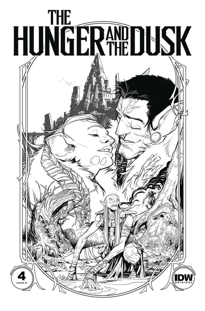 Hunger And Dusk #4 Cover E 25 Wildgoose Black & White (Mature)