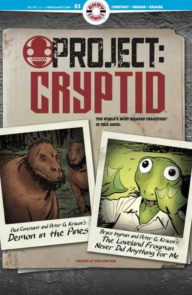 Project Cryptid #3 (Of 6) Cover A Peter Krause (Mature)