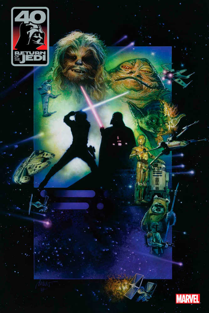 Star Wars Return Of Jedi 40th Ann Covers Sprouse #1 Movie Va